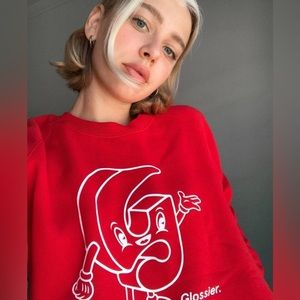 Glossier sweatshirt